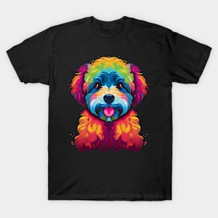 Bichon Frise Dog Pop Art T-Shirt